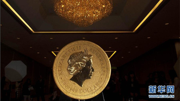 全球最巨型金币亮相香港
