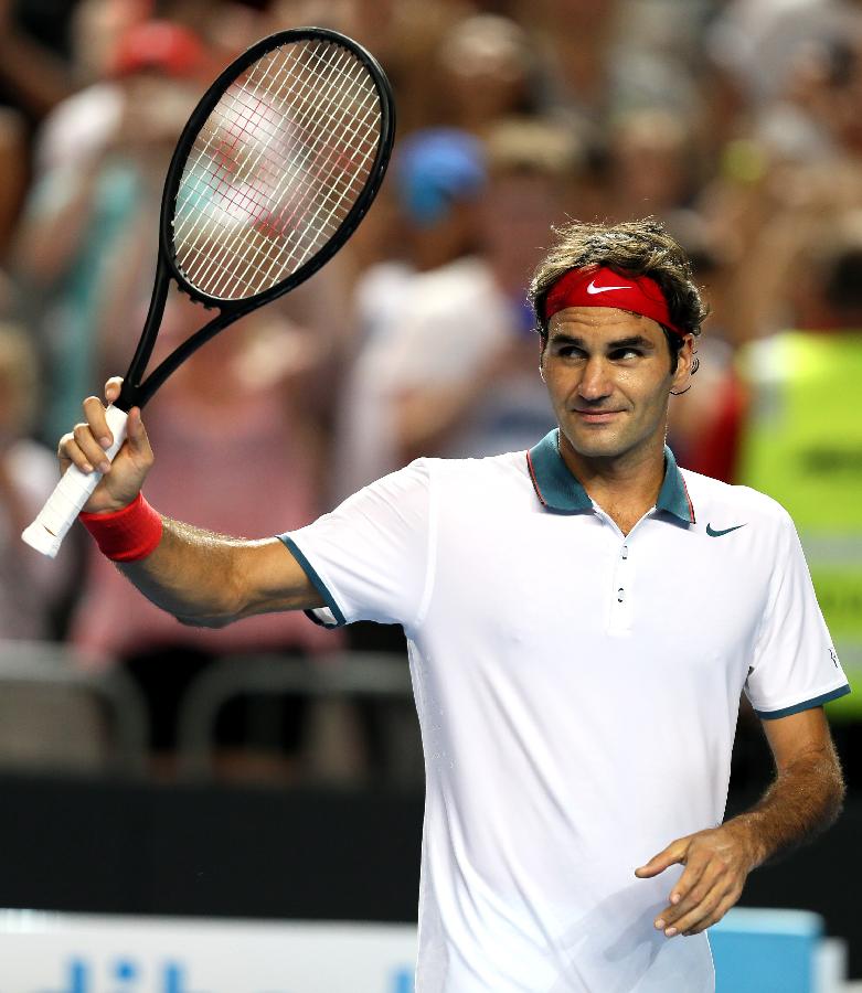 (体育)(1)网球--澳网:费德勒晋级下一轮