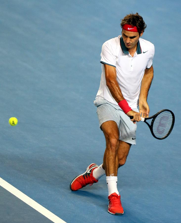 (体育)(9)网球--澳网:费德勒晋级下一轮