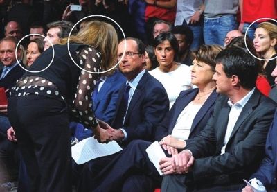 法国总统奥朗德3位旧爱新欢同场亮相图曝光[图